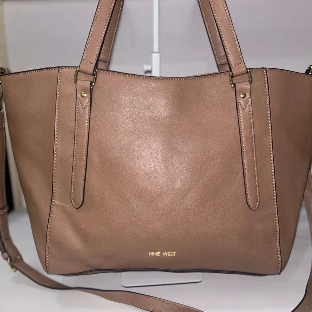 Nine West Brown Tote Bag